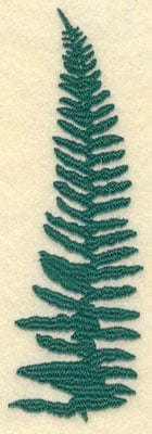 Embroidery Design: Large Fern E<br>1.95w X 6.01h