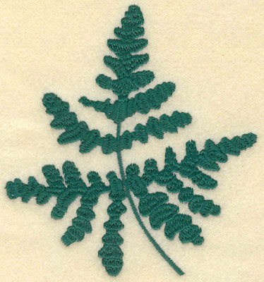 Embroidery Design: Large Fern F<br>4.13w X 4.51h