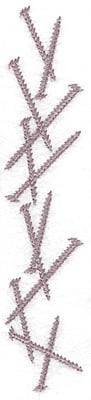 Embroidery Design: Nails vertical<br> 7.04w X 1.48h