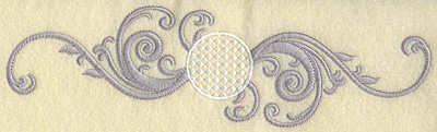 Embroidery Design: Golf ball with swirls large<br> 10.05w X 2.79h