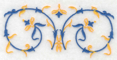 Embroidery Design: Design L partial<br> 4.94w X 2.42h