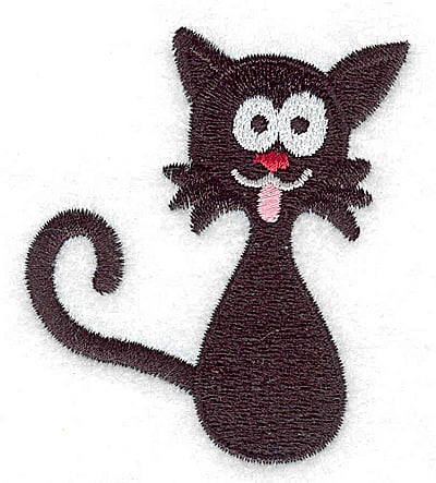 Embroidery Design: Black Cat<br> 2.39w X 2.71h | Embroidery Legacy Embroidery Design: Black Cat<br> 2.39w X 2.71h