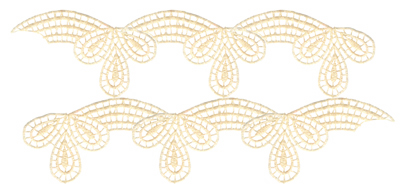 Embroidery Design: Vintage Lace Edition 4 Vol.4 AIMR08A<br>7.60w X 3.73h