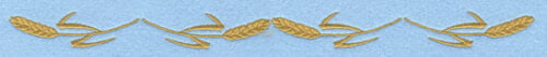 Embroidery Design: Wheat Sheaf Border <br> 10.91w X 0.76h