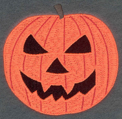 Embroidery Design: Pumpkin Small<br>3.53w X 3.38h | Embroidery Legacy Embroidery Design: Pumpkin Small<br>3.53w X 3.38h