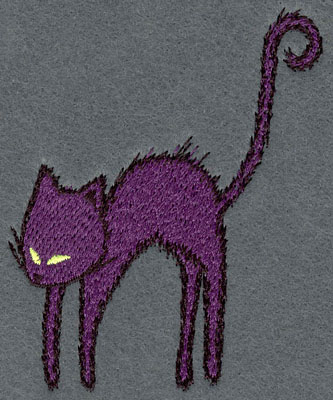 Embroidery Design: Cat Small Single<br>3.02w X 3.86h | Embroidery Legacy Embroidery Design: Cat Small Single<br>3.02w X 3.86h