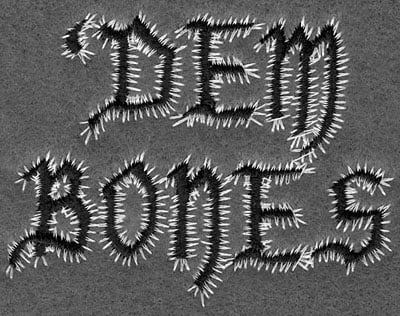Embroidery Design: Dem Bones<br>3.06w X 2.37h
