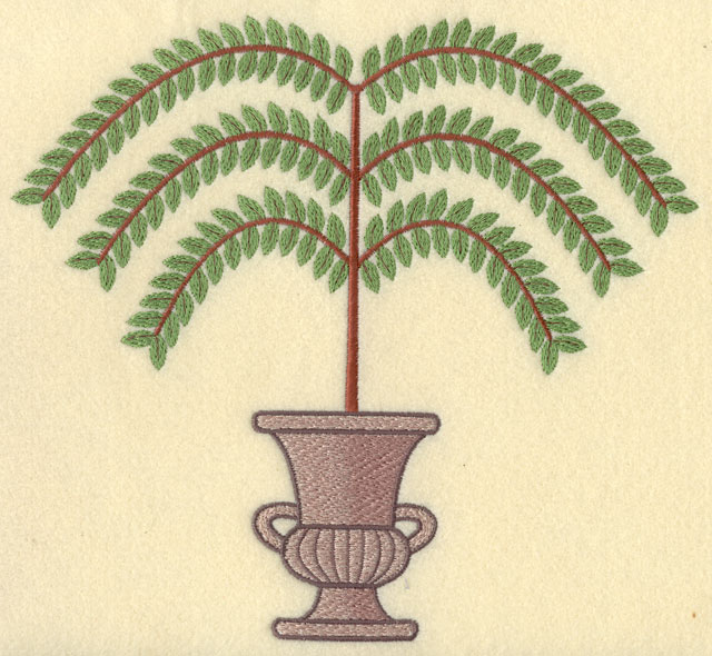 Embroidery Design: Willow 4<br>8.61w X 7.8h | Embroidery Legacy Embroidery Design: Willow 4<br>8.61w X 7.8h