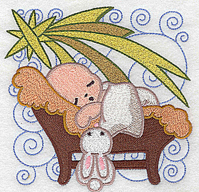 Embroidery Design: Nativity scene 3 large <br> 4.96w X 4.94h