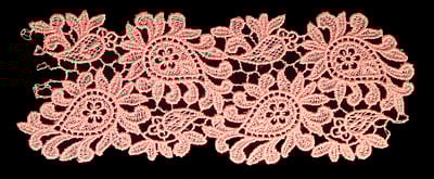 Embroidery Design: Vintage Lace Edition 6 Vol.3 AINL01B <br> 7.03"w X 2.85"h