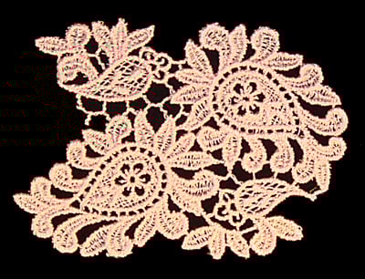 Embroidery Design: Vintage Lace Edition 6 Vol.3 AINL01C <br> 3.81"w X 2.85"h
