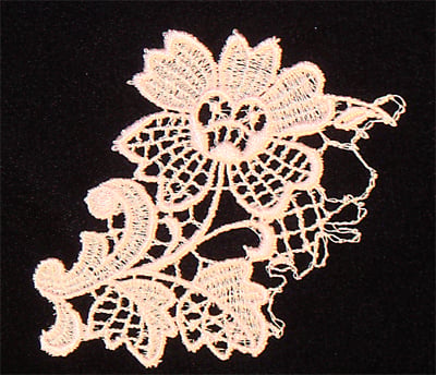 Embroidery Design: Vintage Lace Edition 5 Vol.1 AINL09A <br> 3.39"w X 3.25"h