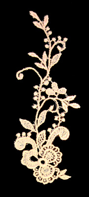 Embroidery Design: Vintage Lace Edition 6 Vol.1 AINL12C <br> 2.81"w X 6.57"h