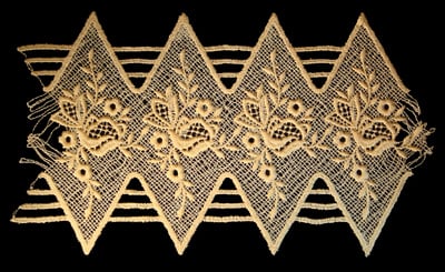Embroidery Design: Vintage Lace Edition 6 Vol.5 AINL14B <br> 9.93"w X 5.74"h