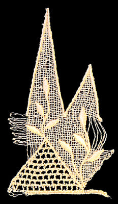 Embroidery Design: Vintage Lace Edition 5 Vol.4 AINL19A <br> 3.17"w X 5.28"h