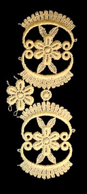 Embroidery Design: Vintage Lace Edition 6 Vol.5 AINL21A <br> 2.84"w X 6.92"h