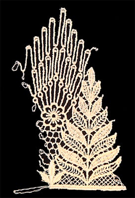 Embroidery Design: Vintage Lace Edition 5 Vol.3 AINL27A <br> 3.40"w X 5.42"h