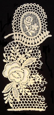 Embroidery Design: Vintage Lace Edition 5 Vol.6 AINL30A <br> 3.29"w X 6.59"h