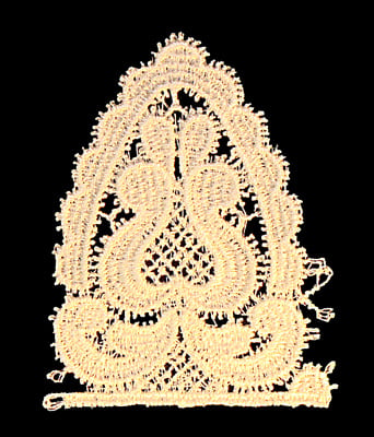Embroidery Design: Vintage Lace Edition 6 Vol.1 AINL31A <br> 2.46"w X 3.07"h