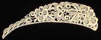 Embroidery Design: Vintage Lace Edition 5 Vol.3 AINL38A <br> 9.37"w X 3.93"h