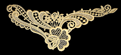 Embroidery Design: Vintage Lace Edition 6 Vol.6 AINL49A <br> 8.90"w X 3.96"h | Embroidery Legacy Embroidery Design: Vintage Lace Edition 6 Vol.6 AINL49A <br> 8.90"w X 3.96"h