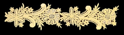 Embroidery Design: Vintage Lace Edition 5 Vol.1 AINL61B <br>8.50w X 2.29h