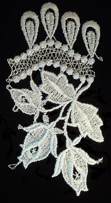 Embroidery Design: Vintage Lace Edition 5 Vol.5 AINL66A <br> 3.85"w X 7.17"h