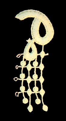 Embroidery Design: Vintage Lace Edition 6 Vol.5 AINL67A <br> 1.69"w X 4.35"h
