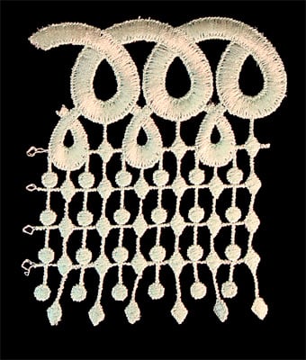 Embroidery Design: Vintage Lace Edition 6 Vol.5 AINL67B <br> 3.83"w X 4.35"h