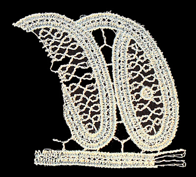 Embroidery Design: Vintage Lace Edition 6 Vol.2 AINL73A <br> 3.26"w X 2.87"h