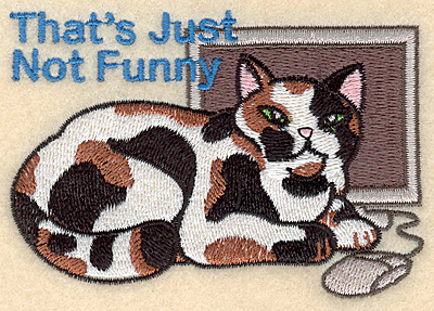 Embroidery Design: That is just not funny<br>3.90w X 2.76h | Embroidery Legacy Embroidery Design: That is just not funny<br>3.90w X 2.76h