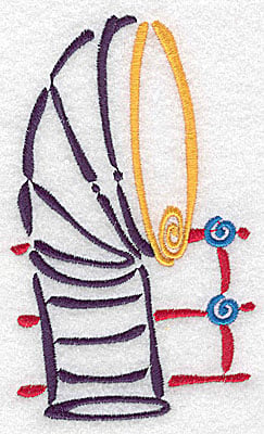 Embroidery Design: Ship's smokestack large<br> 2.98w X 4.98h