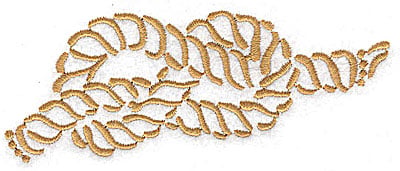 Embroidery Design: Nautical rope knot large<br> 4.95w X 1.96h