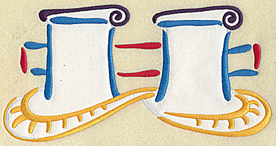 Embroidery Design: Ship's mooring applique<br> 10.09w X 5.35h