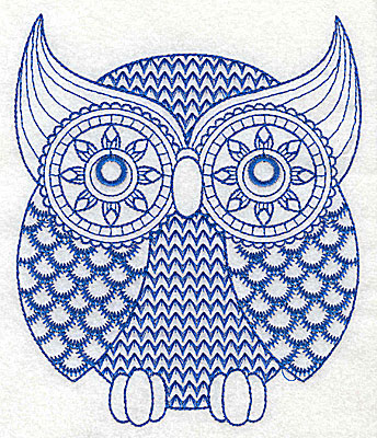 Embroidery Design: Owl B large<br> 4.97w X 5.98h