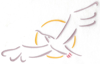 Embroidery Design: Seagull large<br> 9.72w X 6.36h