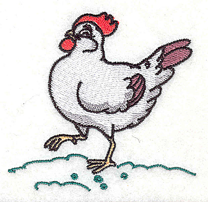 Embroidery Design: Hen<br> 3.15w X 3.04h