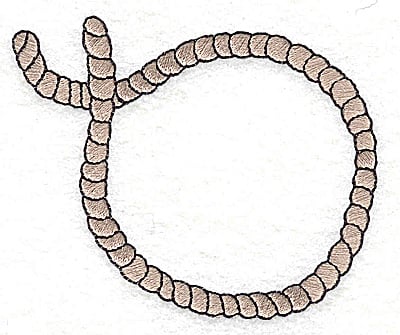 Embroidery Design: Lasso<br> 3.50w X 2.94h