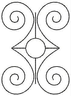 Embroidery Design: Design G small<br>2.25w X 3.07h