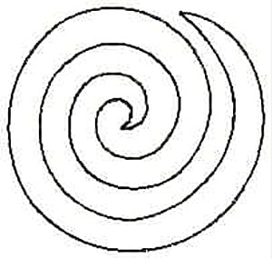 Embroidery Design: Swirl small<br>1.93w X 1.83h