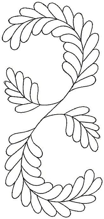 Embroidery Design: Design 2A<br>3.18w X 6.85h