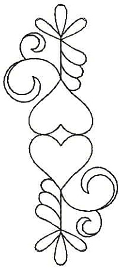 Embroidery Design: Design 24A<br>1.94w X 4.43h