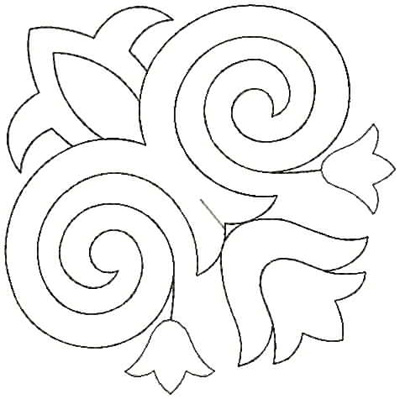 Embroidery Design: QDesign 9A<br> 4.62w X 4.62h