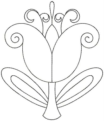 Embroidery Design: QDesign 13A<br> 4.75w X 5.56h