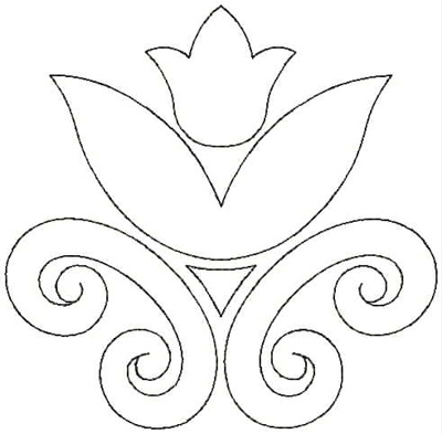 Embroidery Design: QDesign 18A<br> 4.75w X 4.68h
