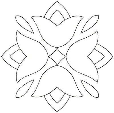 Embroidery Design: QDesign 19A<br> 4.81w X 4.81h