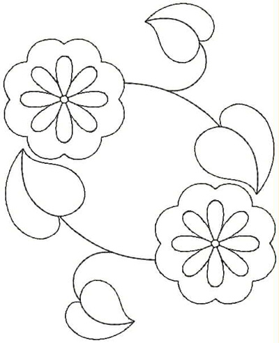 Embroidery Design: QDesign 24A<br> 4.75w X 5.87h