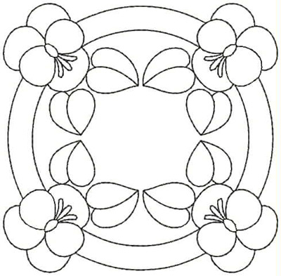 Embroidery Design: QDesign 26A<br> 4.75w X 4.68h