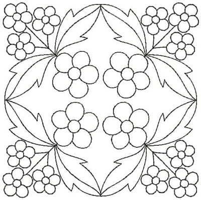 Embroidery Design: QDesign 27A<br> 4.81w X 4.81h