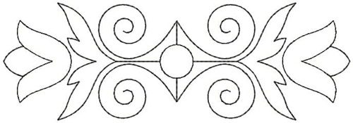 Embroidery Design: QDesign 33A<br> 6.75w X 2.25h